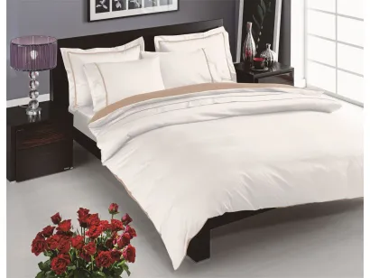 Постельное белье TAC Satin Delux Prestige, кремовый