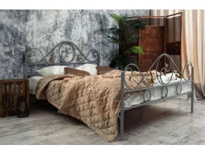 Кованая кровать Francesco Rossi Венеция с двумя спинками